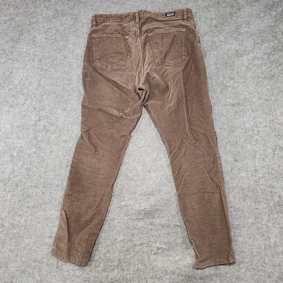 Patagonia Womens 32 Organic Cotton Everyday Cords Brown Corduroy Pants 32x28 - Picture 13 of 16